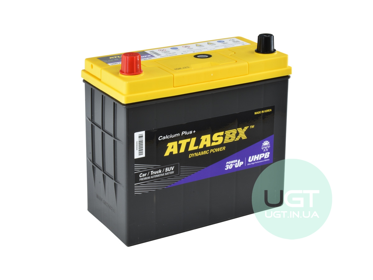 Аккумулятор ATLASBX UHPB 55-Ah 500-A Азия MF UMF75B24RS