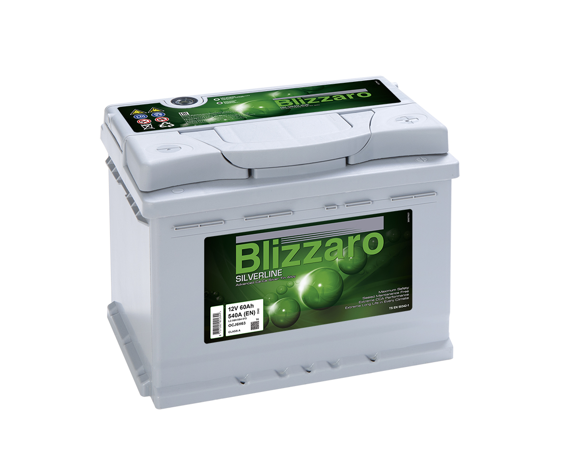 Аккумулятор BLIZZARO 6 CT-60-R Silverline Европа L2 060 054 013