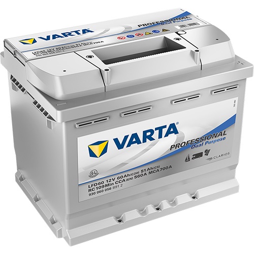 Аккумулятор VARTA 6 CT-60-R VARTA PROF START DP Европа 930060056 (LFD60)